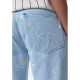 Karl Kani Small Unisex παντελόνι Signature Daisy Straight Leg Five Pocket Denim